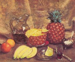 Still life with pineapples