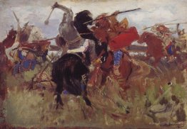 Battle of the Scythians with the Slavs (sketch)