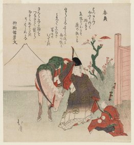 Late Spring' Narihira and Attendant