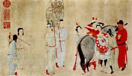 Yang Guifei Mounting a Horse