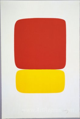 Red over Yellow from Suite of Twenty-Seven Color Lithographs