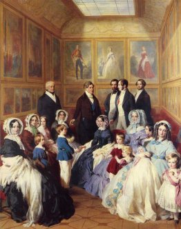 Queen Victoria and Prince Albert with the Family of King Louis P