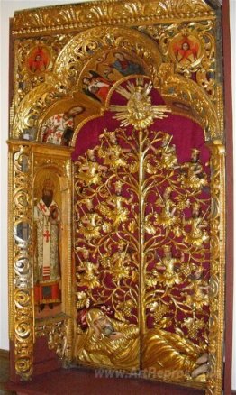 Royal Gates of the Zhovkva iconostasis