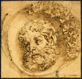 Head of a Faun in a Concave