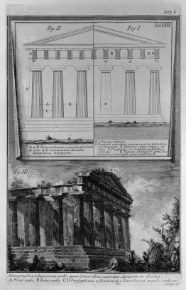 Set design elevations and the Temple of Concordia in Agrigento