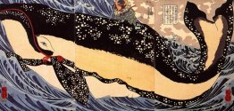 Musashi on the back of a whale