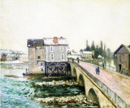 The Bridge and Mills of Moret, Winter s Effect