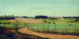 Summer landscape with road