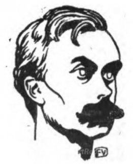 Portrait of French writer Léon Bloy