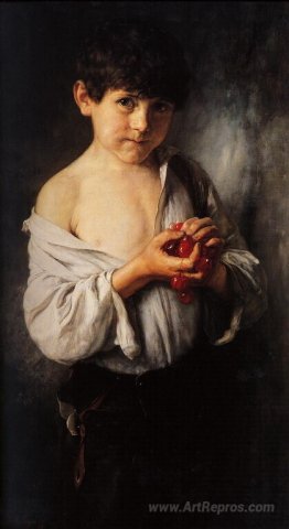 Boy with Cherries