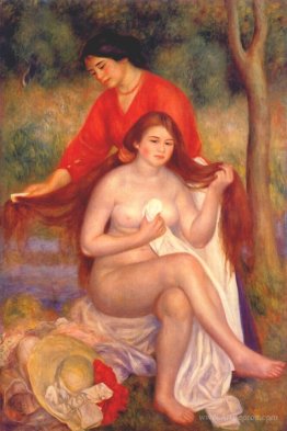 Bather and maid (The Toilet)