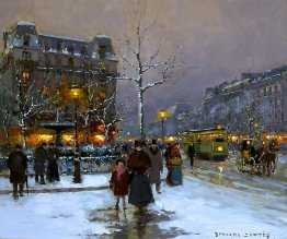 Place Pigalle, winter