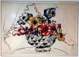 Pot of Flowers (litograph with Jacques Villon)