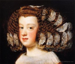 The Infanta Maria Theresa, daughter of Philip IV of Spain