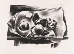 Still Life - (Peaches and Grapes)