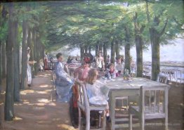 The Terrace at the Restaurant Jacob in Nienstedten on the Elbe