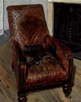 Armchair by the Fireplace