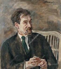 Portrait of an art critic V. A. Nikolsky