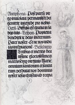 Pages Of Marginal Drawings For Emperor Maximilian`s Prayer Book