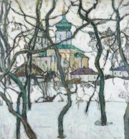 Winter Scene with Church