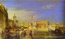 Bridge of Sighs, Ducal Palace and Custom House, Venice Canaletti