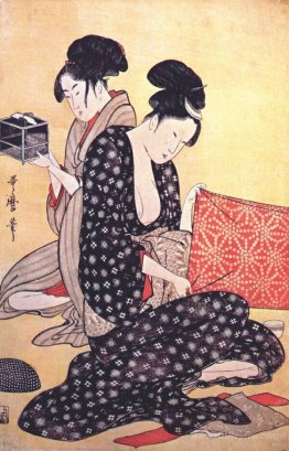 Women making dresses