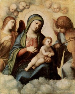 Madonna and Child with Angels