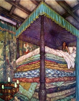 Princess and the Pea (The Real Princess), illustration to the Pr