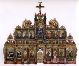 The Maniava Hermitage iconostasis