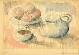 Still Life with Fruit and Pans