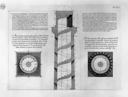 Vertical section of the Trajan column, with six plants taken at