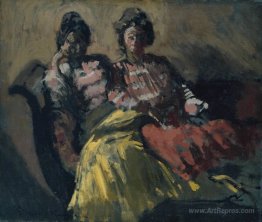 Two Women on a Sofa