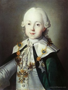 Portrait of Paul of Russia dressed as Chevalier of the Order of