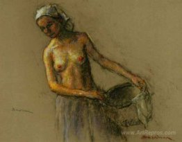 Woman with basket