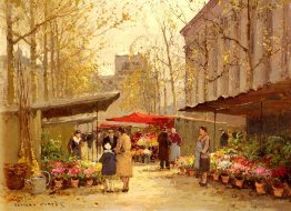 Flower Market At La Madeleine