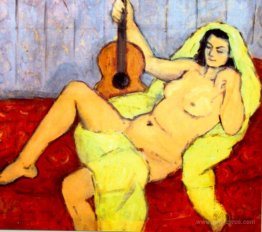 Nude with Guitar