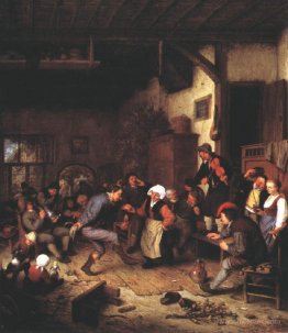 Merrymakers in an Inn