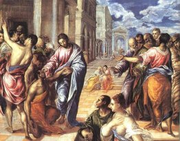 Christ healing the blind