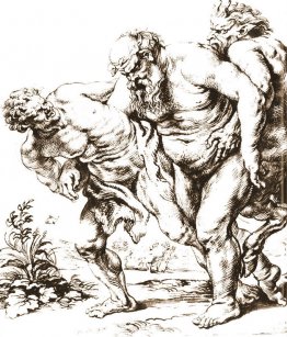 Silenus (or Bacchus) and Satyrs