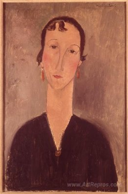 Woman with earrings