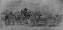 The Horse Fair (study)