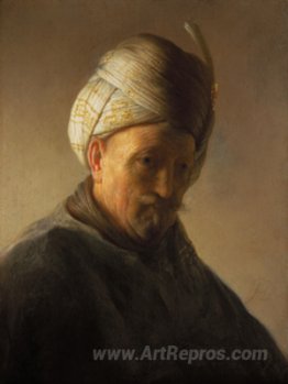 Old man with turban