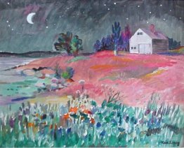 Barn Studio in Moonlight