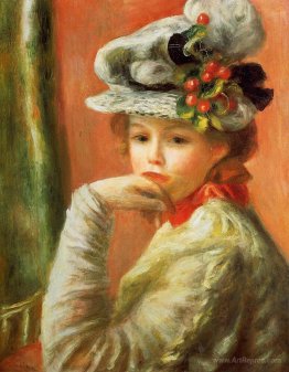 Young Girl in a White Hat