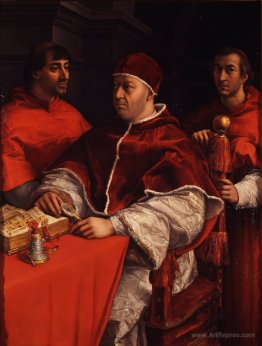 Portraits of Leo X Cardinal Luigi de' Rossi and Giulio de Medic