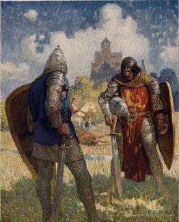 I am Sir Launcelot du Lake, King Ban's son of Benwick, and knigh