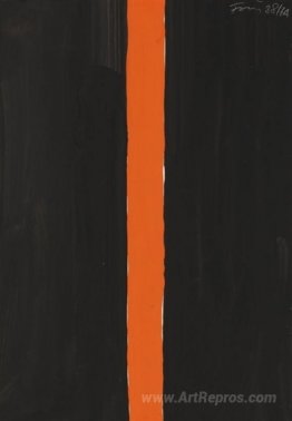 Untitled (Black and Orange)