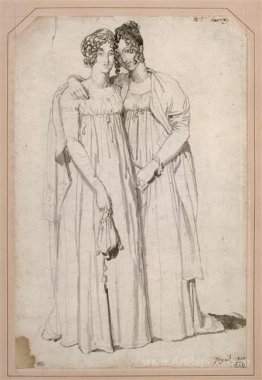 Henriette Harvey and her half sister Elizabeth Norton