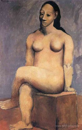 Seated woman with her legs crossed