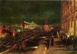 Illumination of Moscow on the occasion of the coronation in 1883